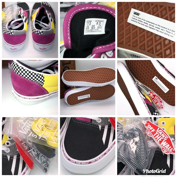 Vans Off The Wall Unisex Sneakers W/8.5 M/7 - Picture 13 of 16